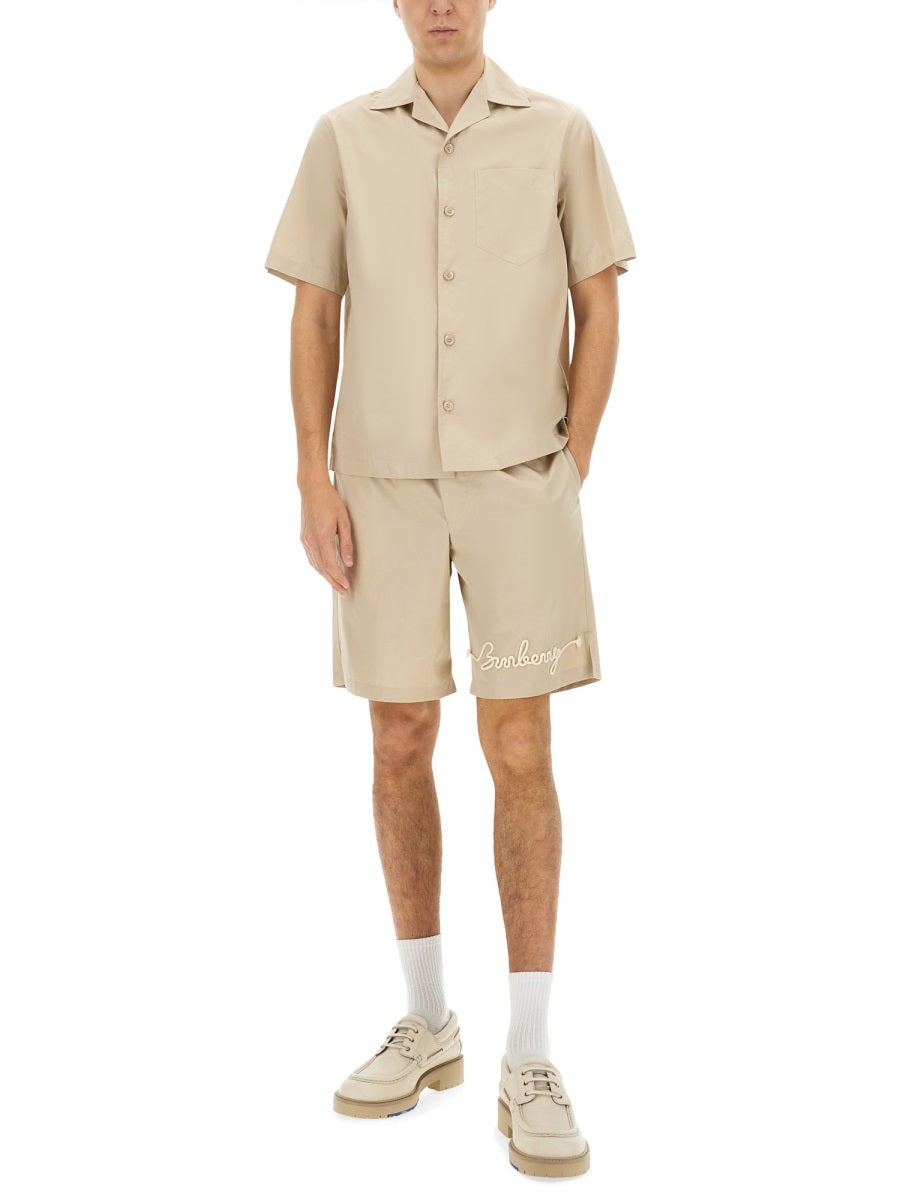 Burberry Men Nautical Style Logo Shorts - 2