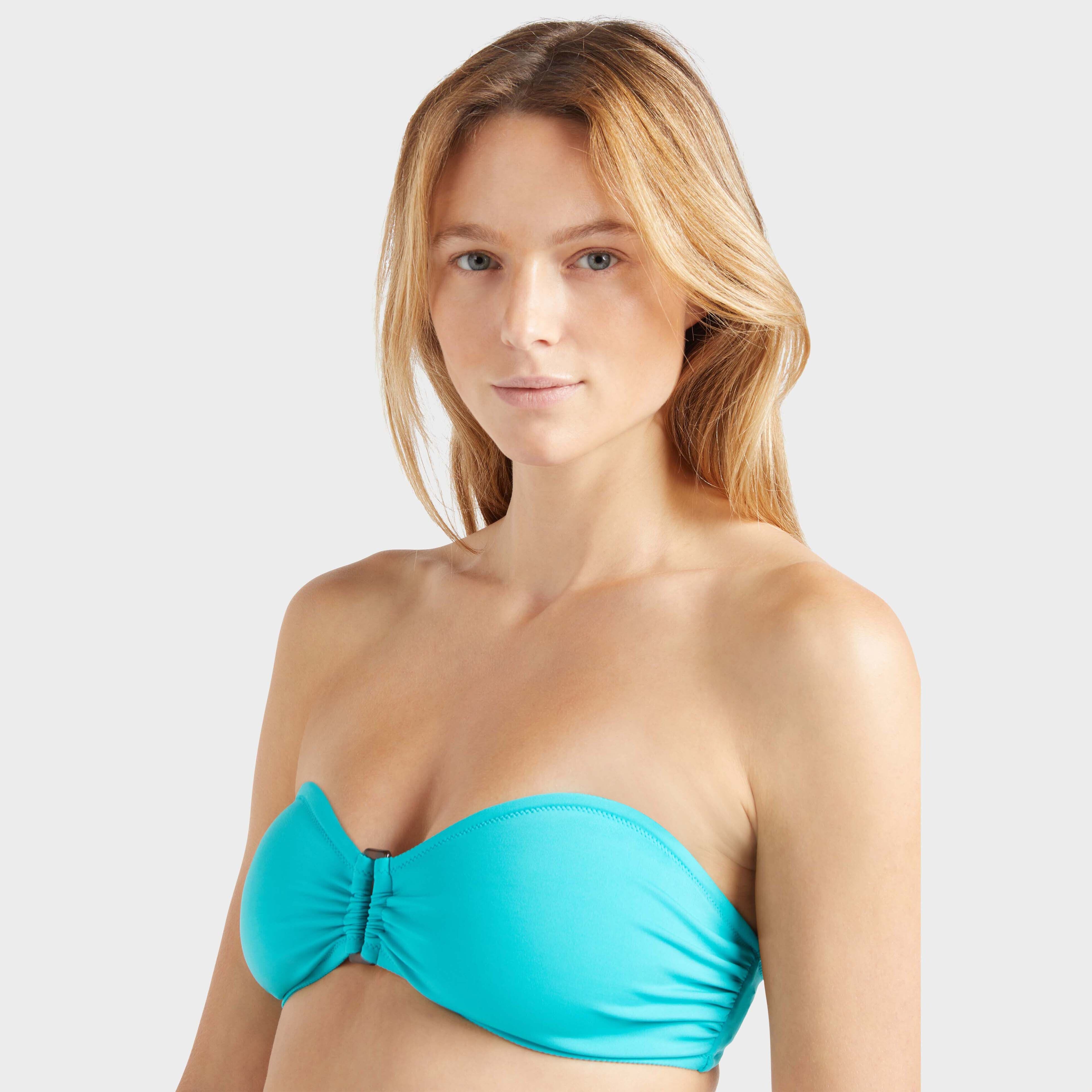 Women Bandeau Bikini Top Solid - 5