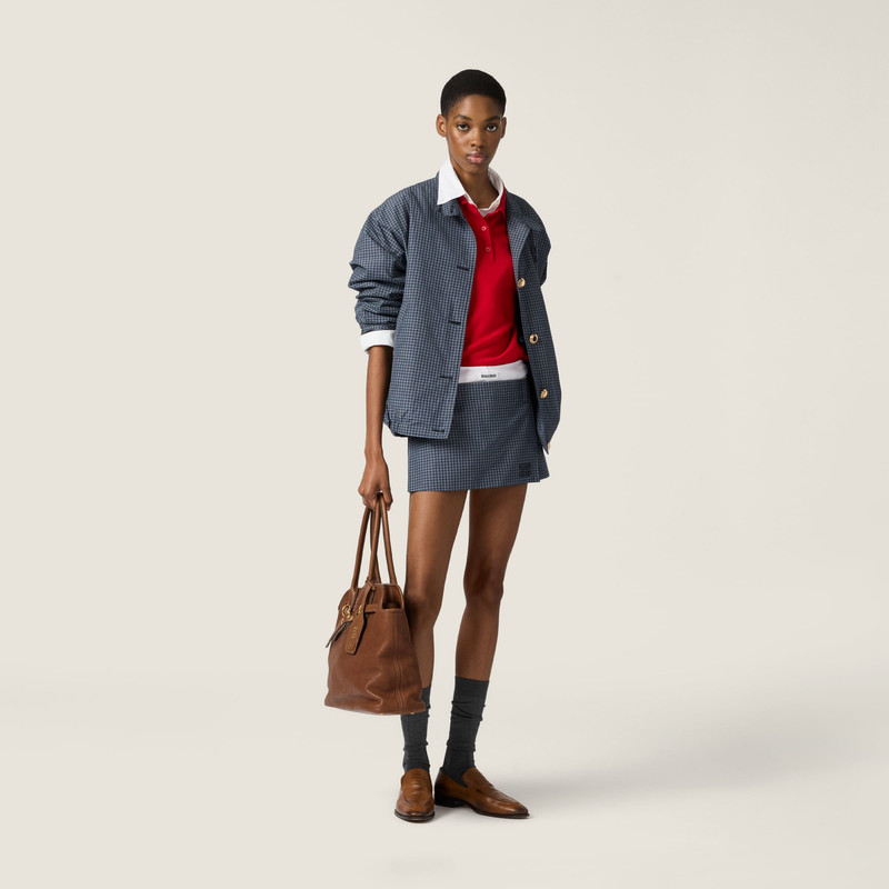 Miu Miu Wool knit polo shirt outlook