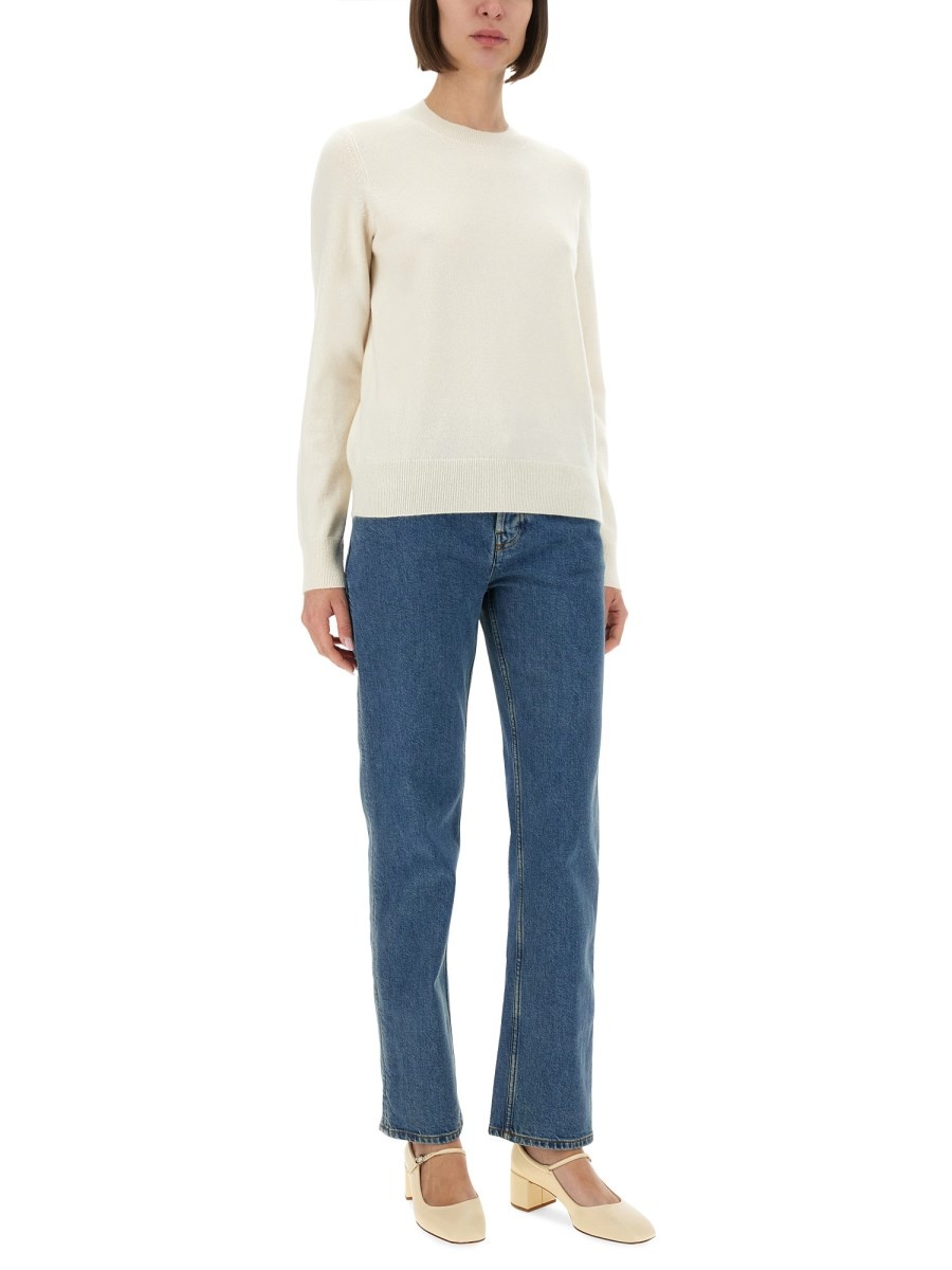 STRAIGHT FIT DENIM JEANS - 2