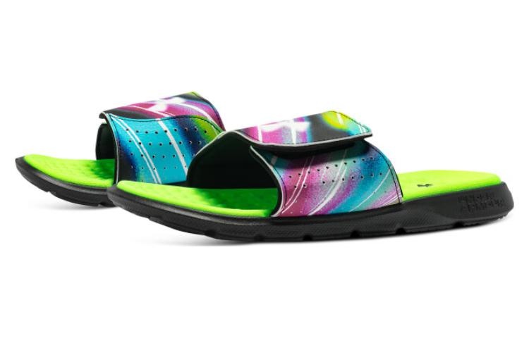 Under Armour Ignite Pro Graphic Strap Slide 'Holographic' 3026024-002 - 3