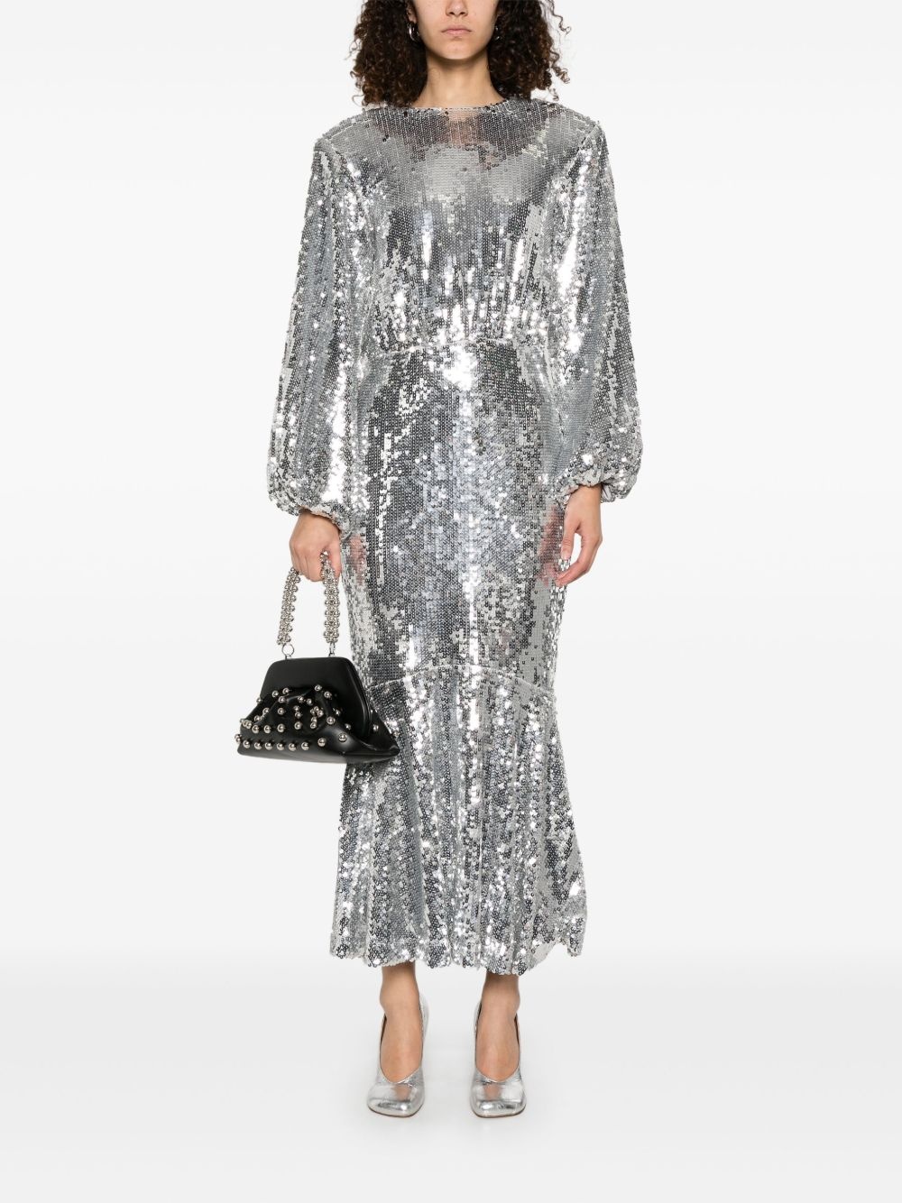 sequined maxi dress - 2