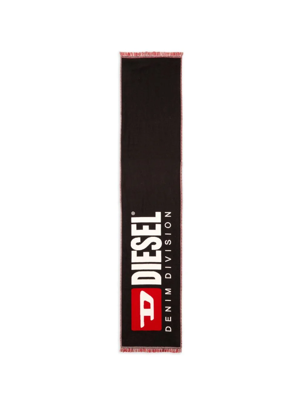 Biscotto logo jacquard scarf - 1