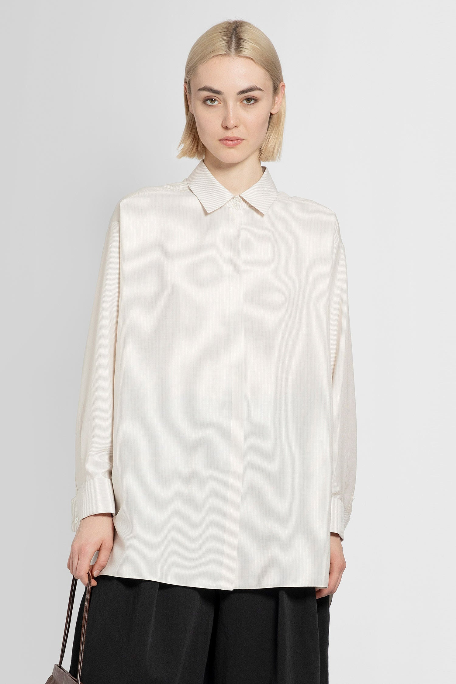 THE ROW WOMAN BEIGE SHIRTS - 2