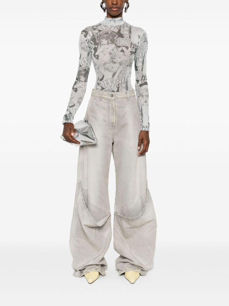 GCDS printed bodysuit outlook