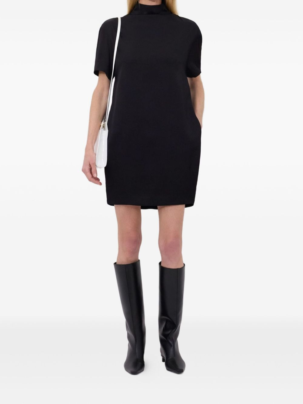 Elton mock-neck short-sleeve dress - 2