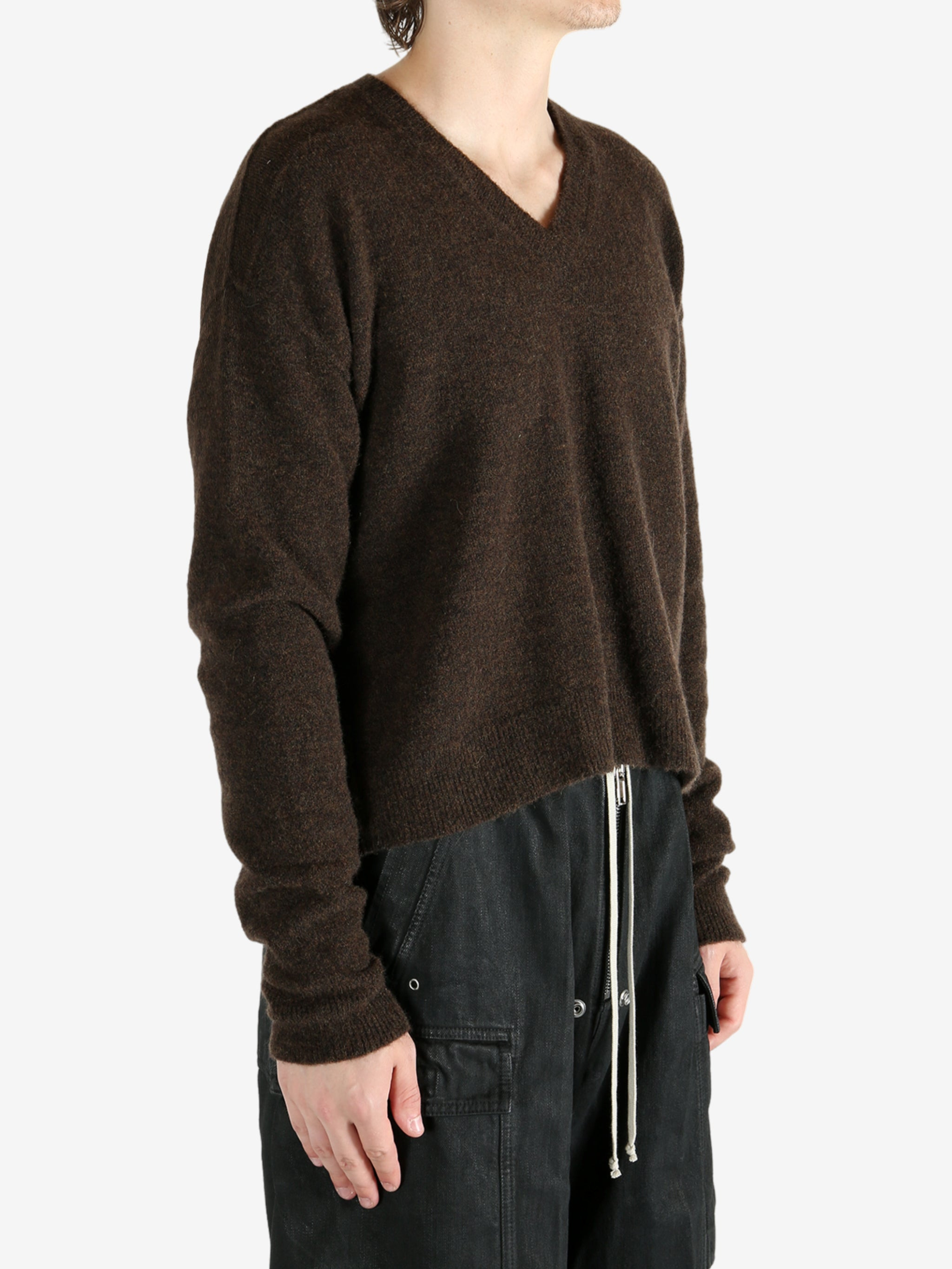 RICK OWENS - Men Maglia Tommy V Neck Knitwear - 2