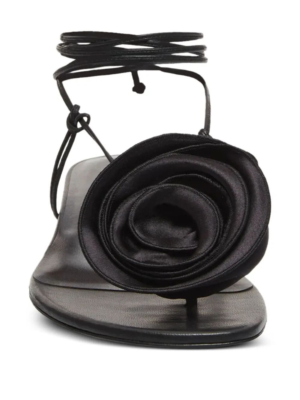 Magda Butrym Women Wrap Around Flat Flower Sandals - 3