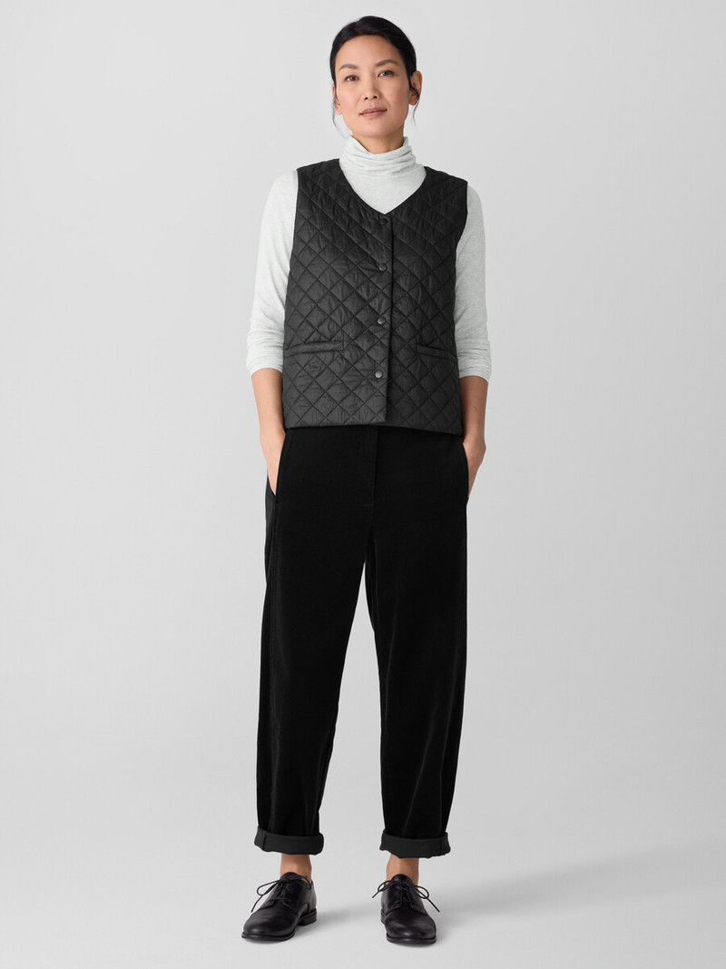 EILEEN FISHER Organic Cotton Stretch Corduroy Lantern Pant outlook