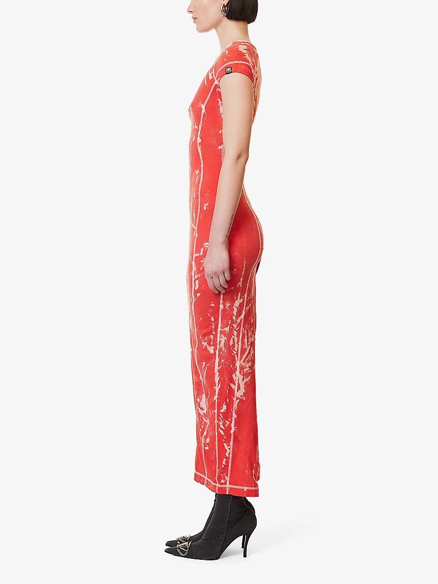 Raze abstract-pattern cotton-jersey maxi dress - 3