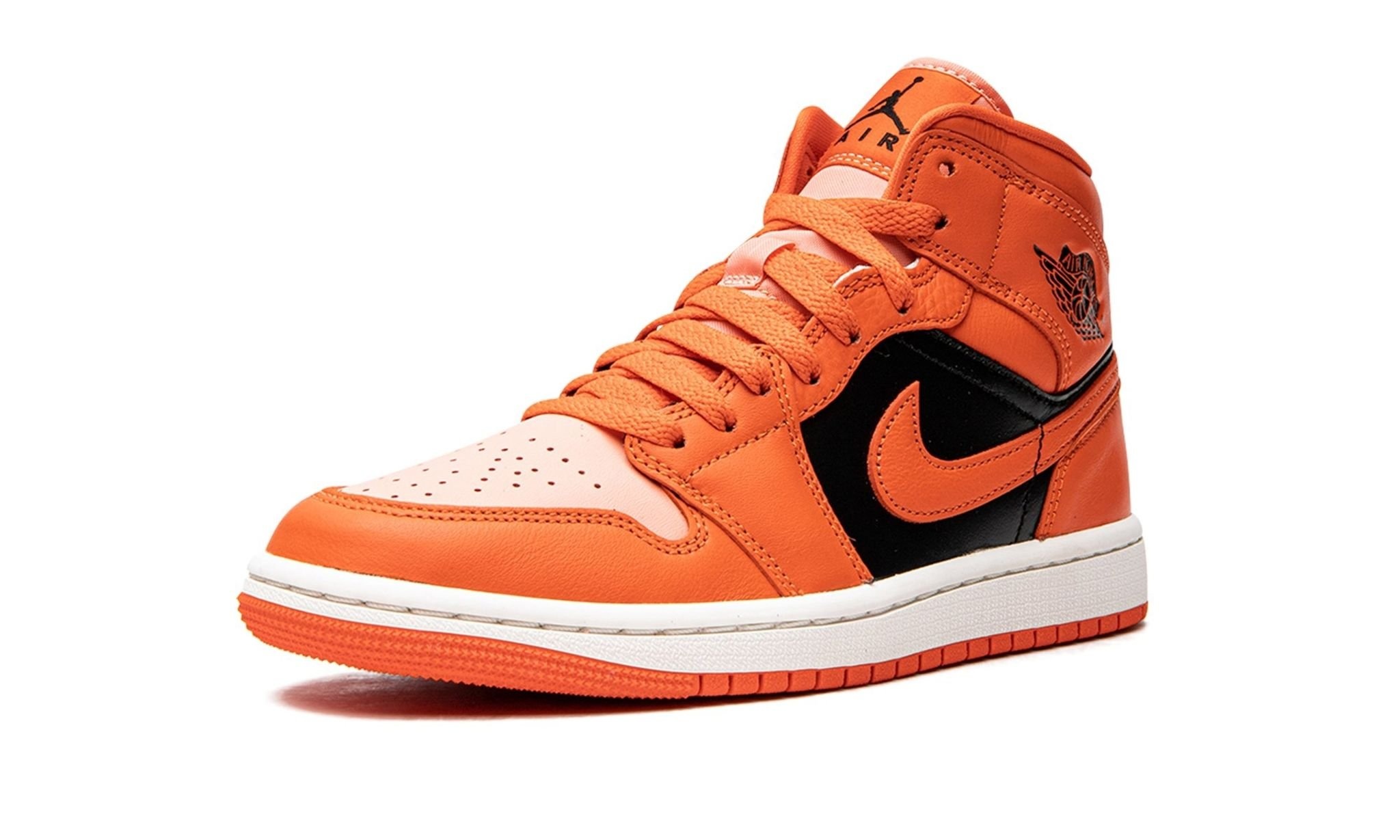 WMNS Air Jordan 1 MID SE "Orange / Black" - 4