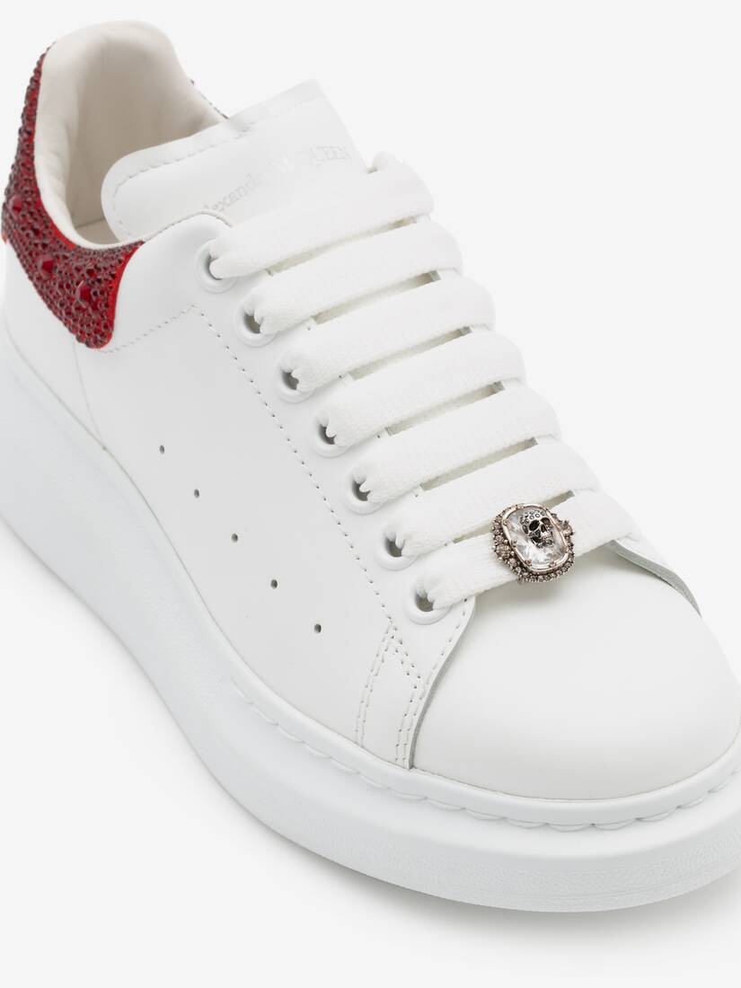 Skull Drop Sneaker Charm in Antique Silver - 3