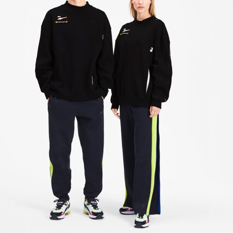PUMA x ADER ERROR Unisex Knitting Sweatshirt Black 595539-01 - 4