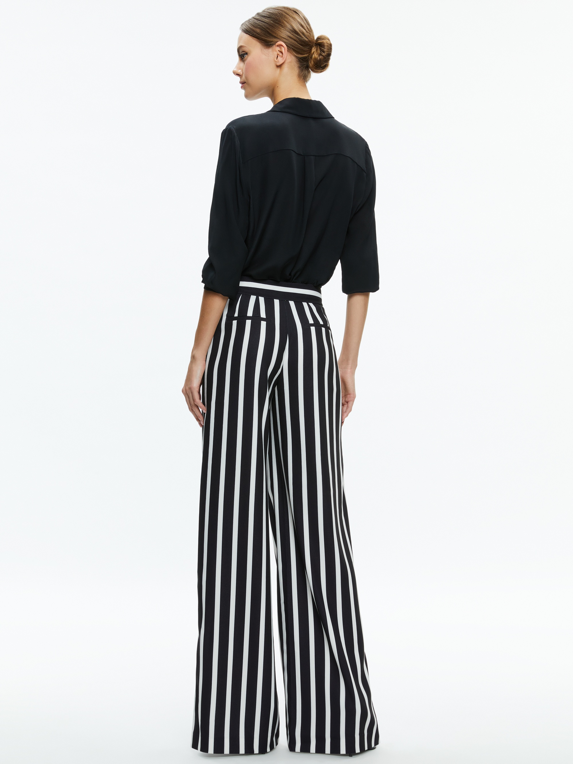 POMPEY HIGH WAISTED PLEATED PANTS - 3