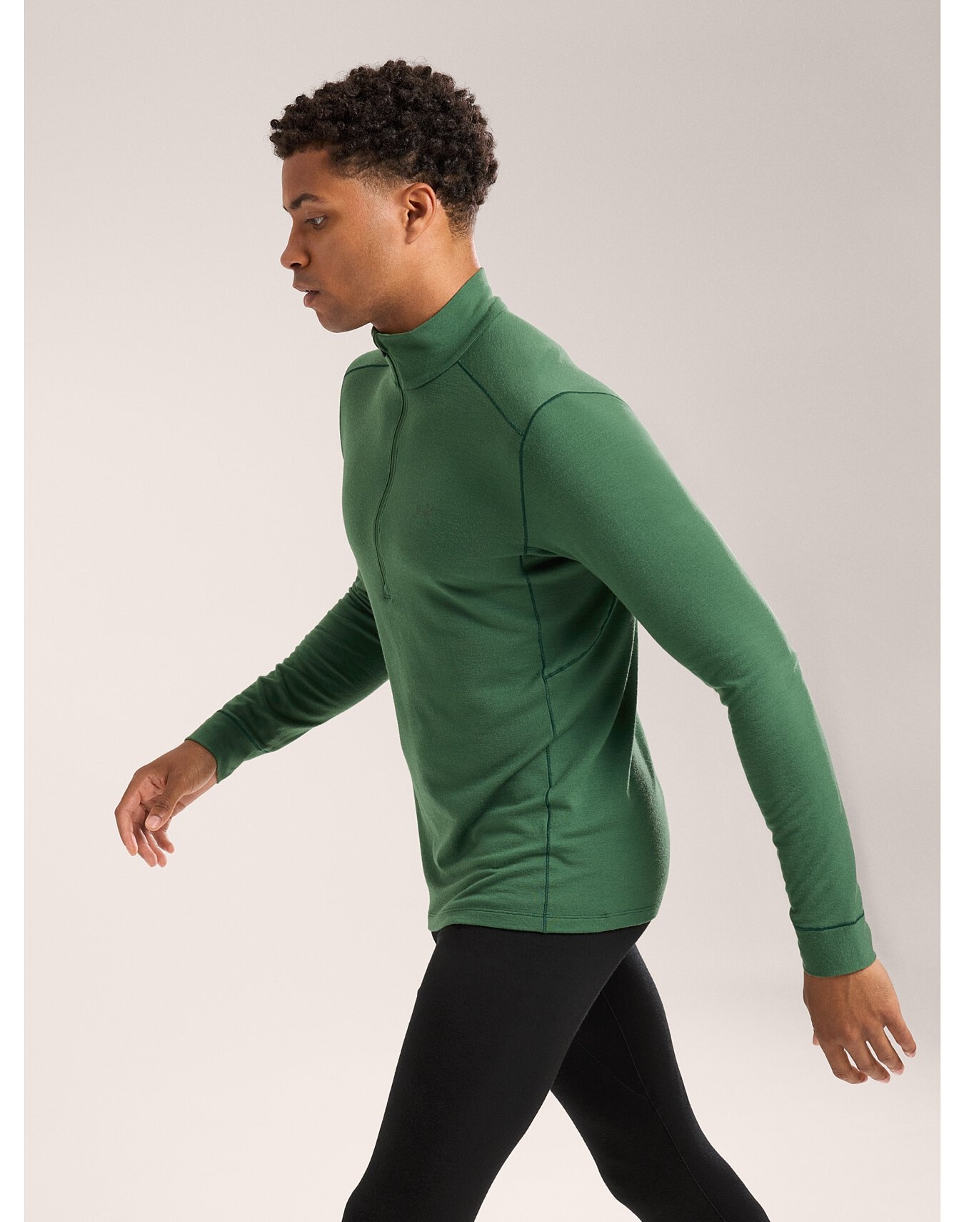 Rho Merino Wool Zip Neck - 6