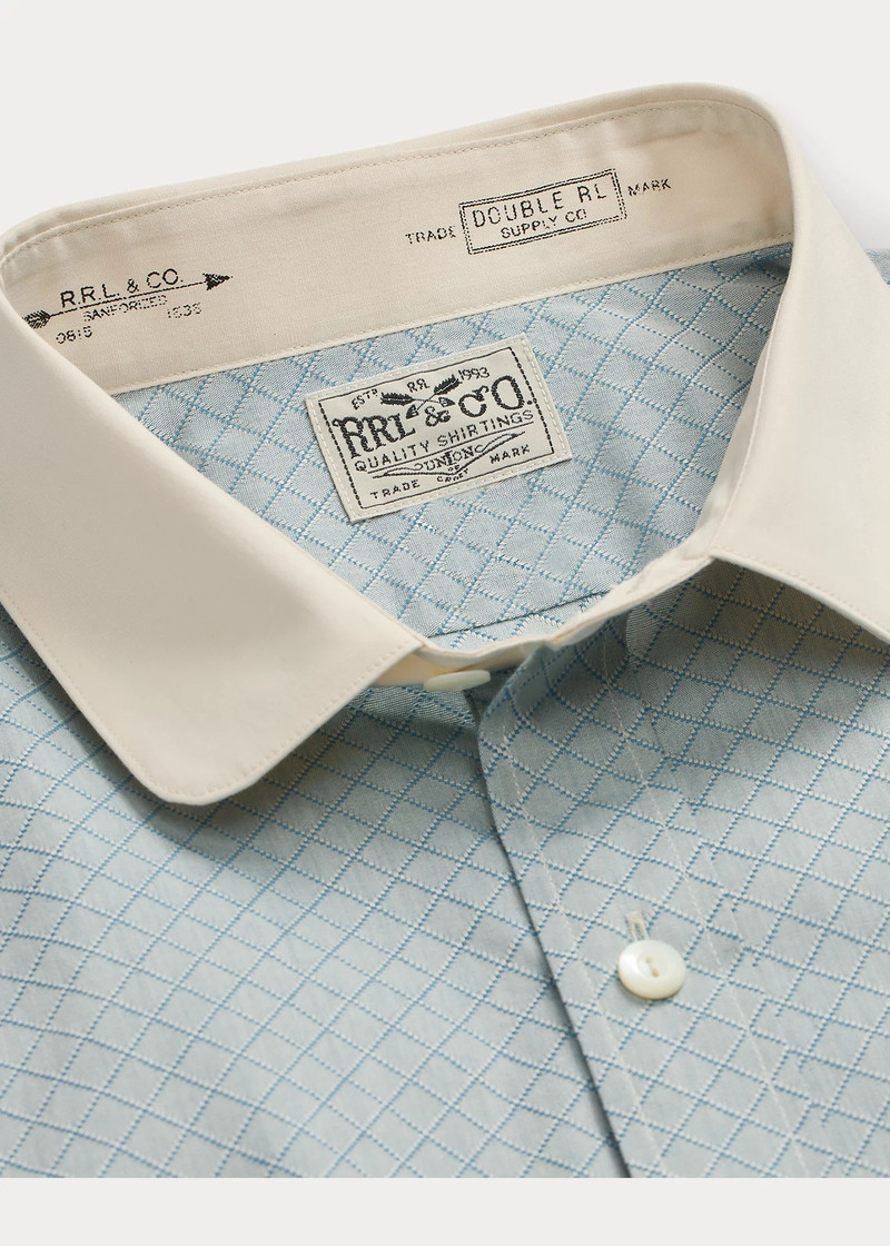 Slim Fit Checked Dobby Shirt 8