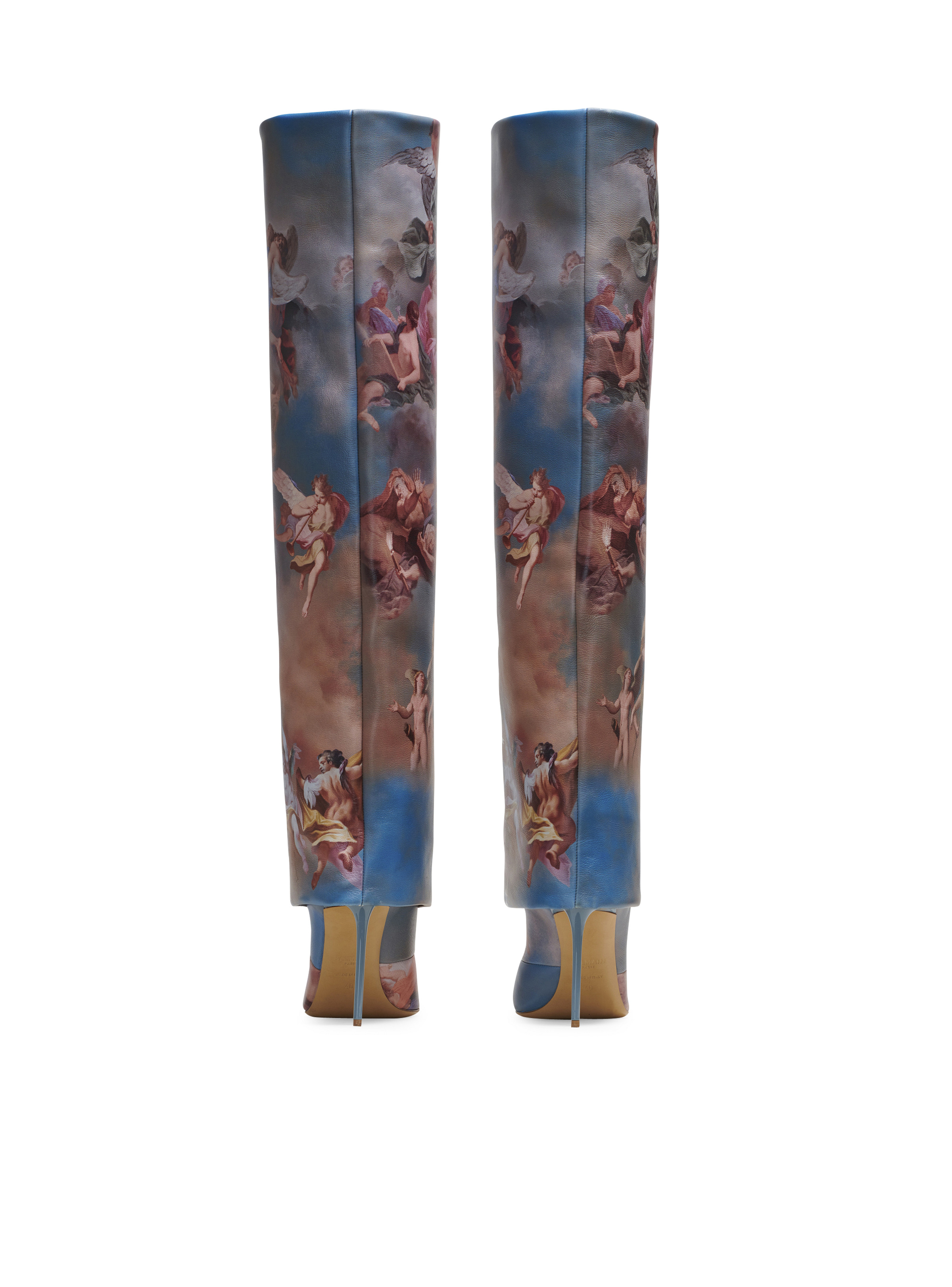 Ariel boots in Sky print leather - 3
