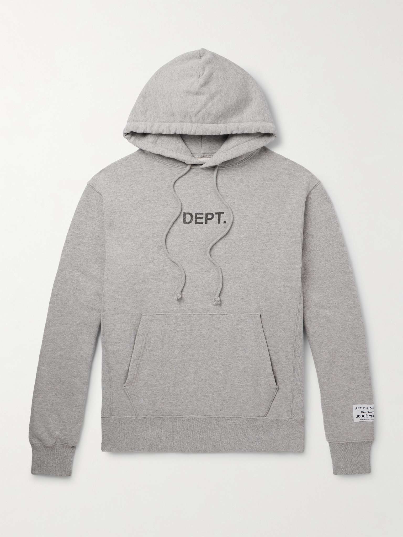 Logo-Print Cotton-Jersey Hoodie - 1