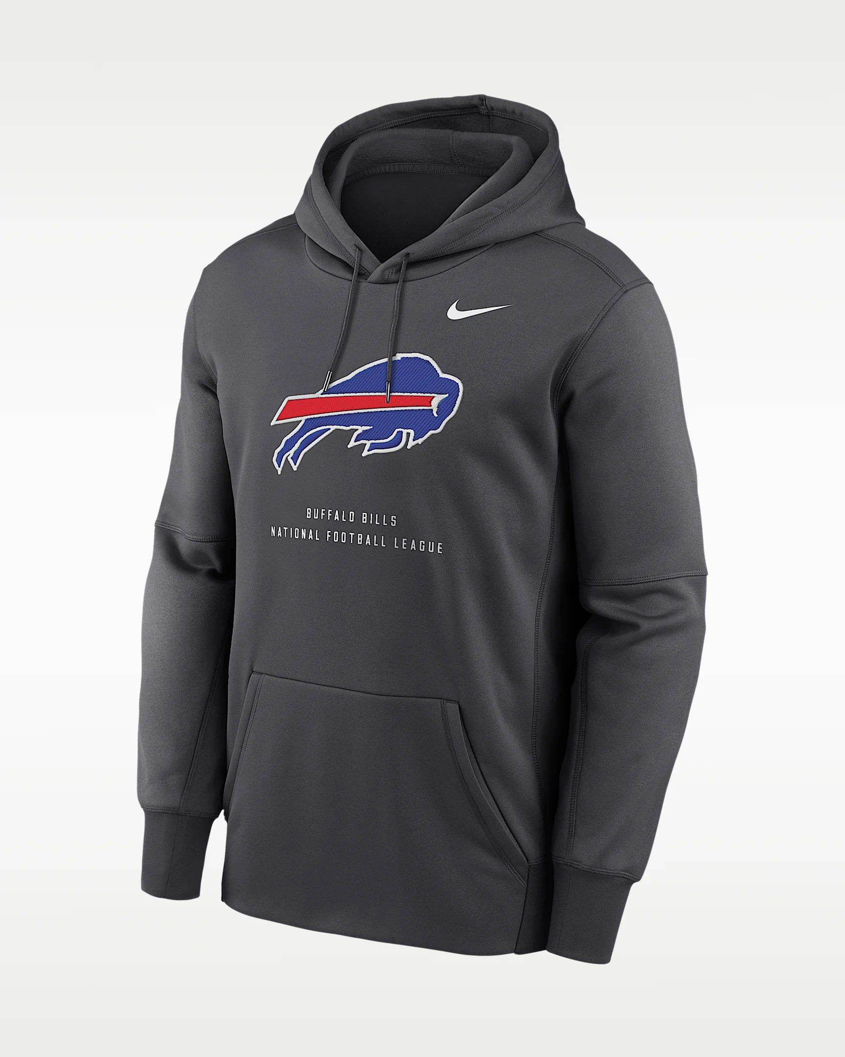 Buffalo Bills Men's Nike Therma NFL Pullover Hoodie - 1