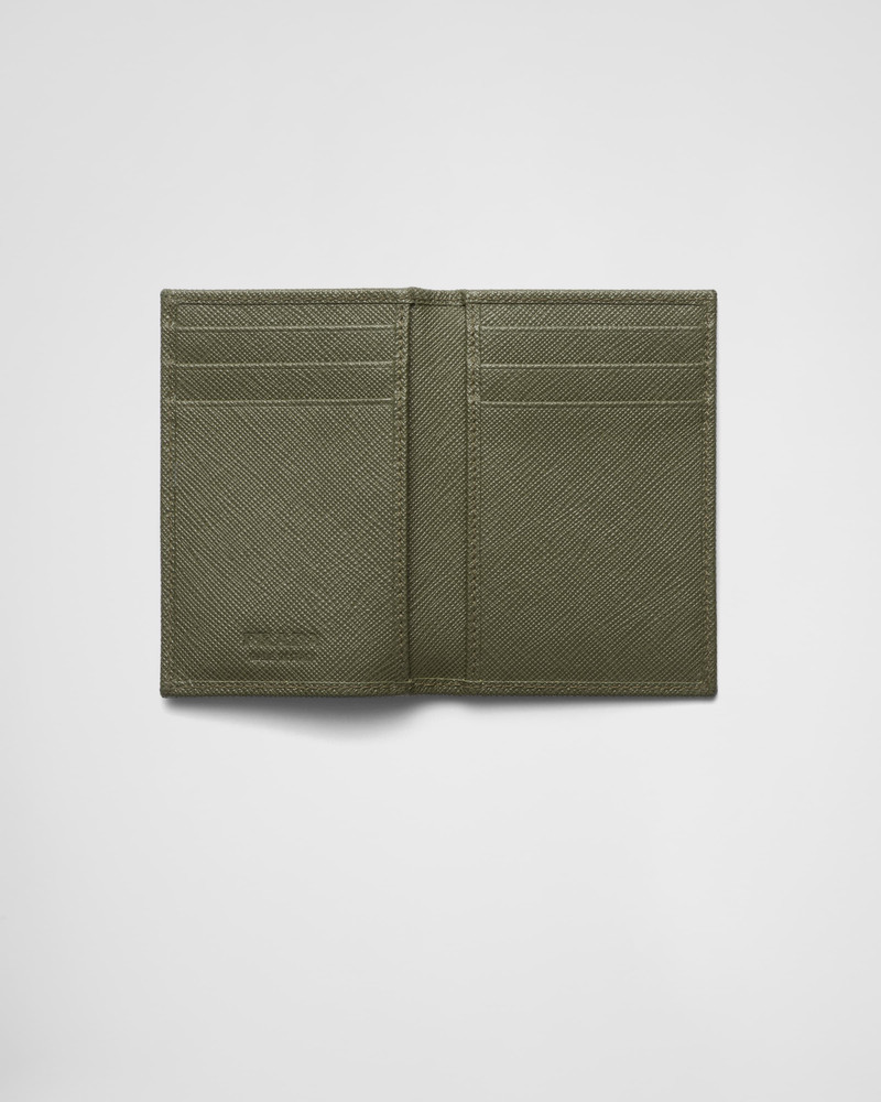 Prada Saffiano Leather Card Holder outlook
