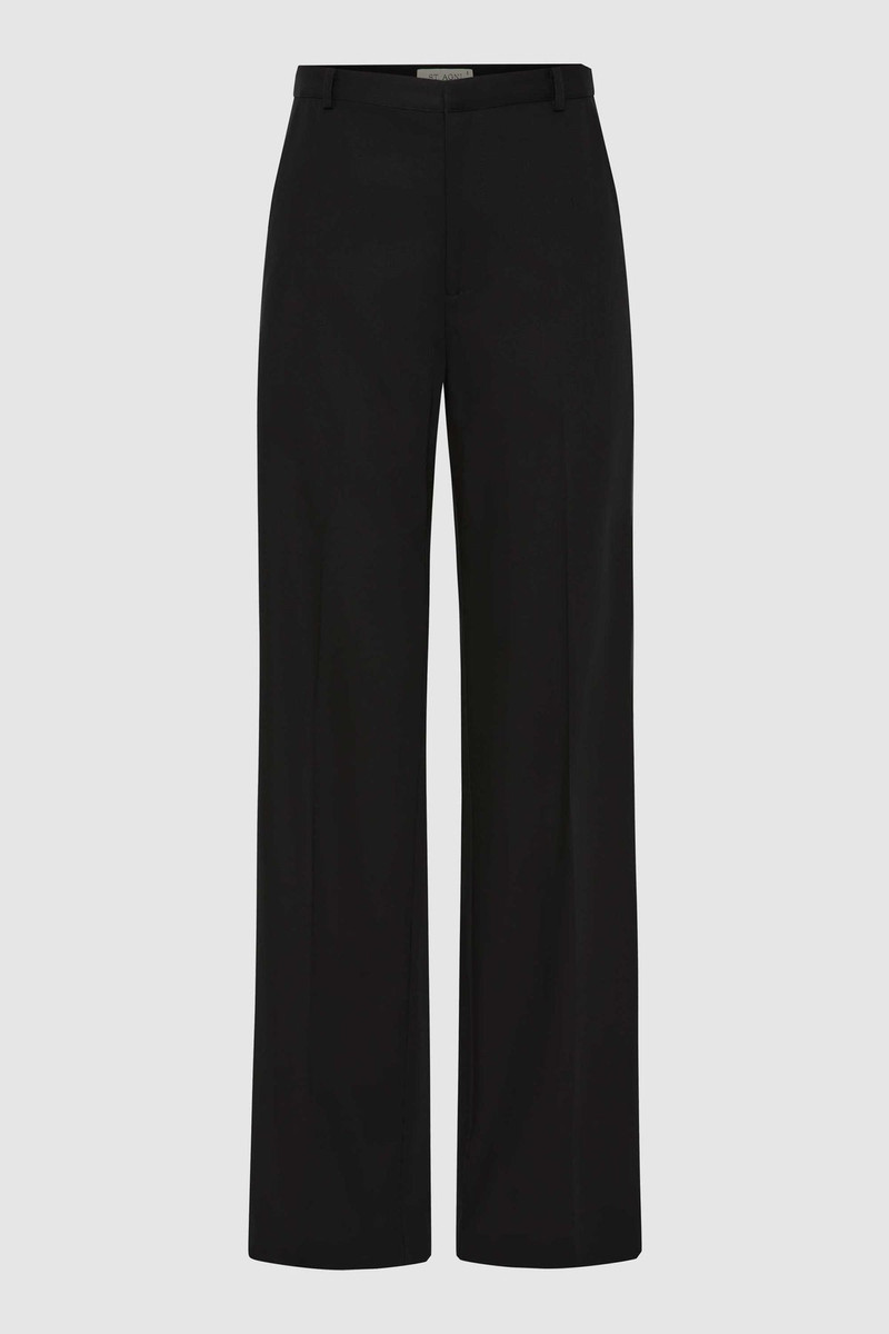 Fine Band Carter Trouser - Black 1
