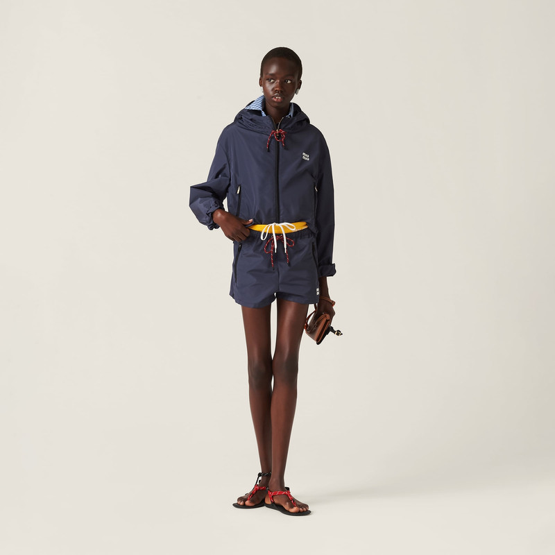 Miu Miu Technical fabric shorts outlook