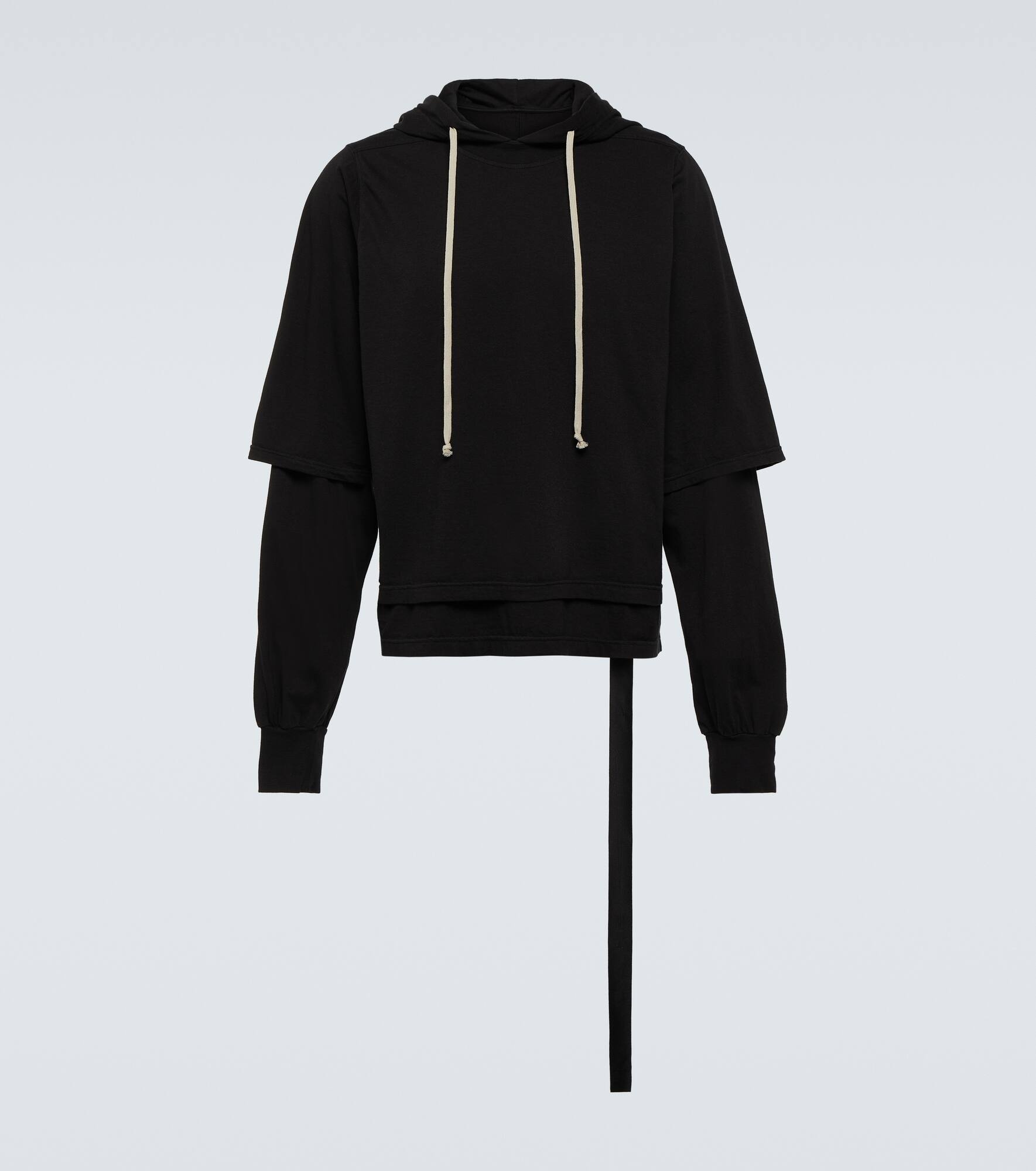 Hustler cotton jersey hoodie - 1