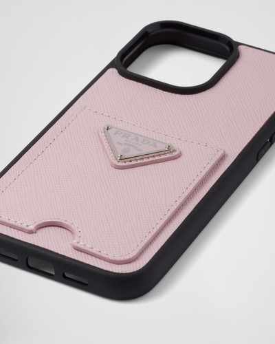 Prada Saffiano leather cover for iPhone 14 Pro Max outlook