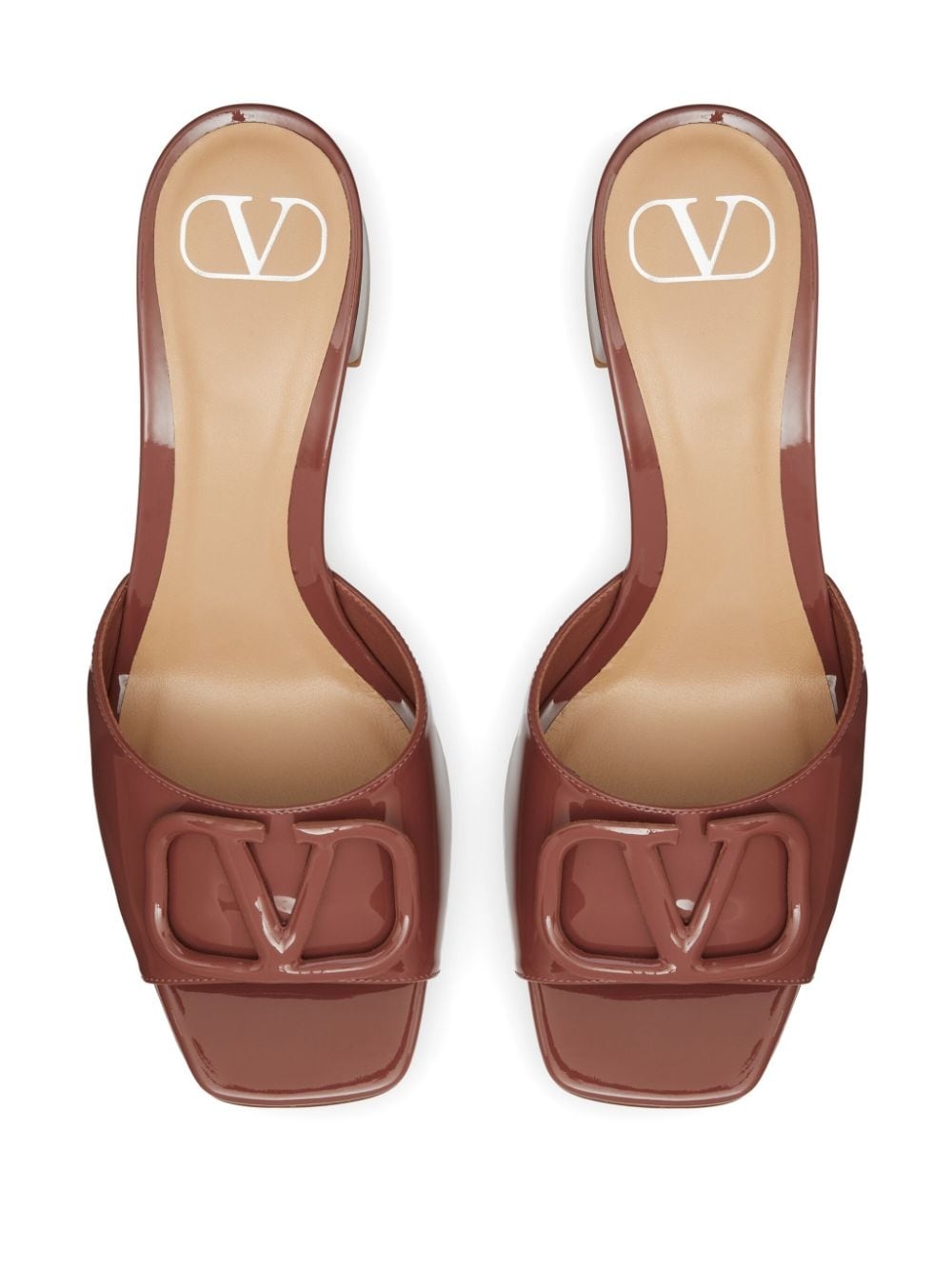 VLogo Signature 60mm patent sandals - 4