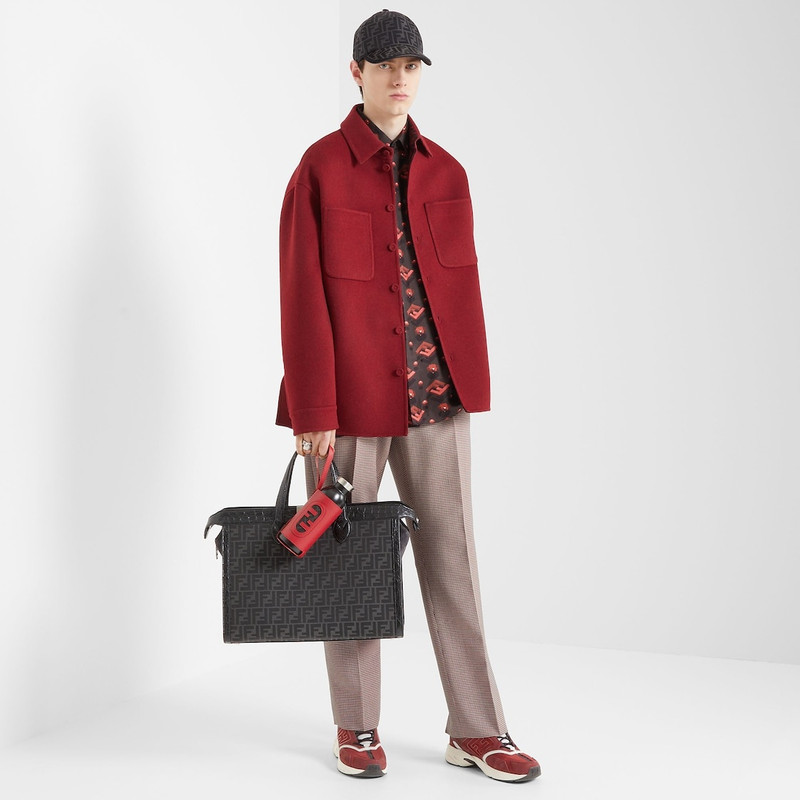 FENDI Red wool blouson outlook