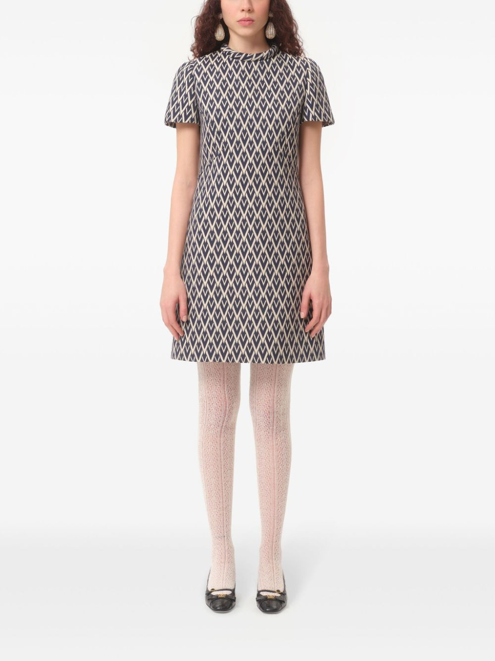 Valentino Women Toute La V Short Dress - 7