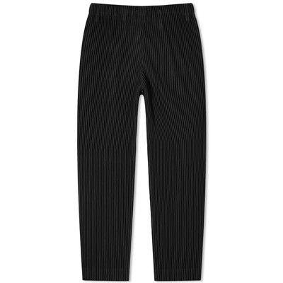 ISSEY MIYAKE Homme Plissé Issey Miyake Pleated Straight Leg Trousers outlook