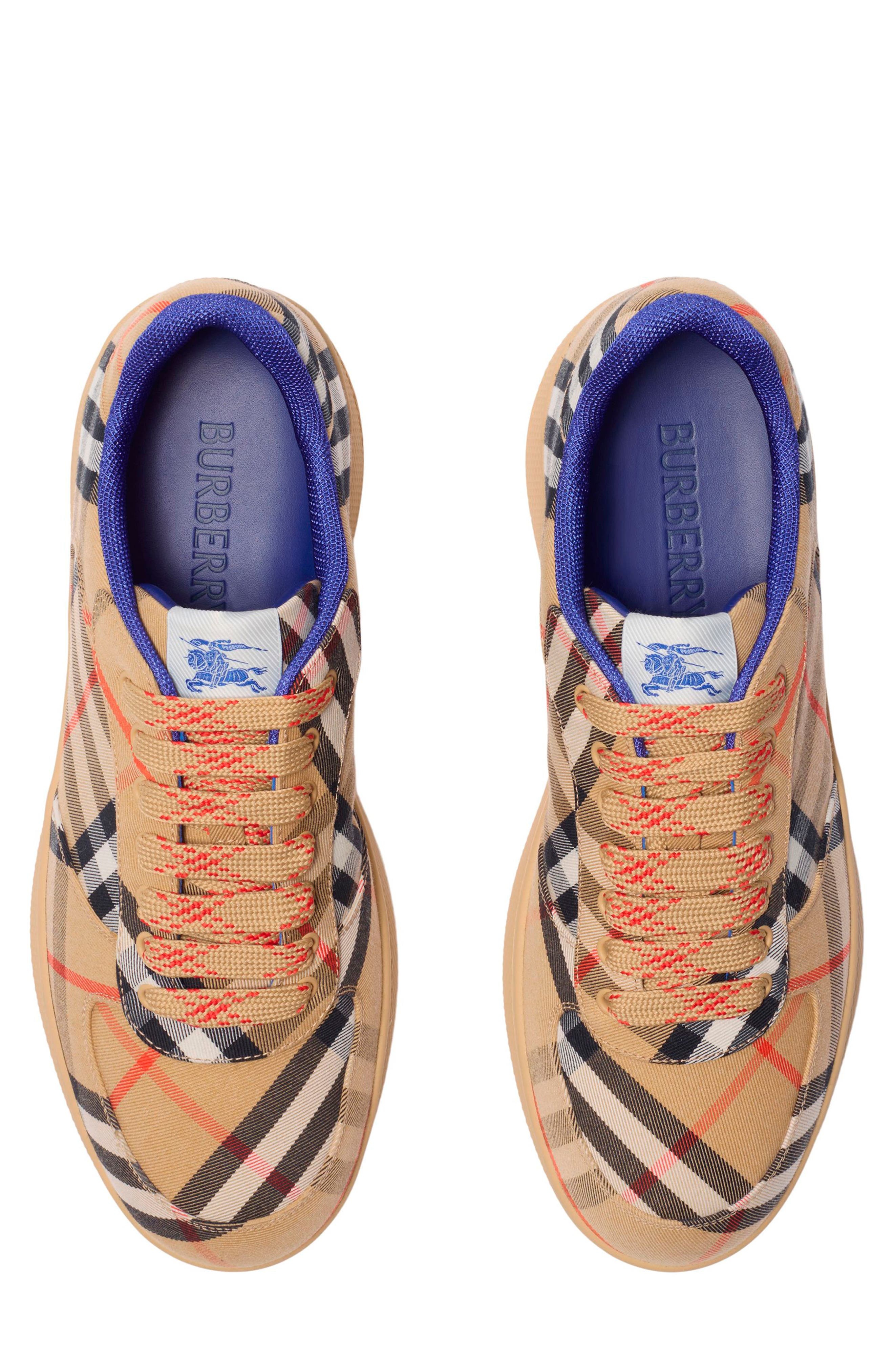 burberry Terrace Check Sneaker in Sand Ip Check at Nordstrom - 4