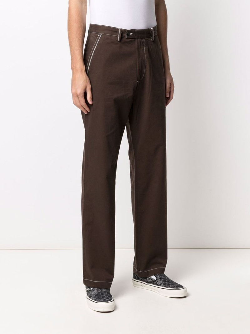 straight-leg organic cotton trousers 3