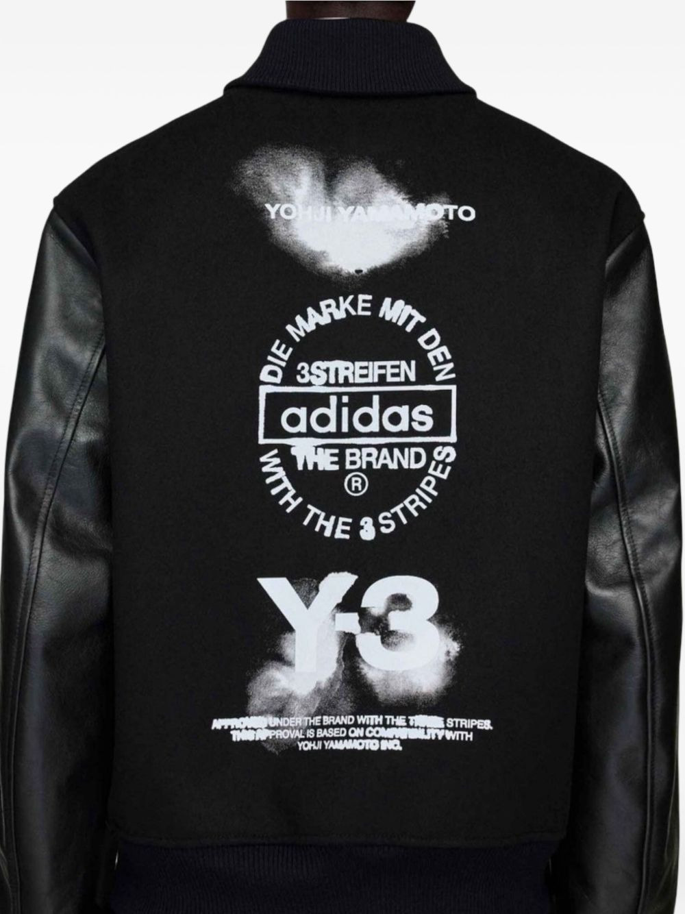 x Yohji Yamamoto ribbed bomber jacket - 5
