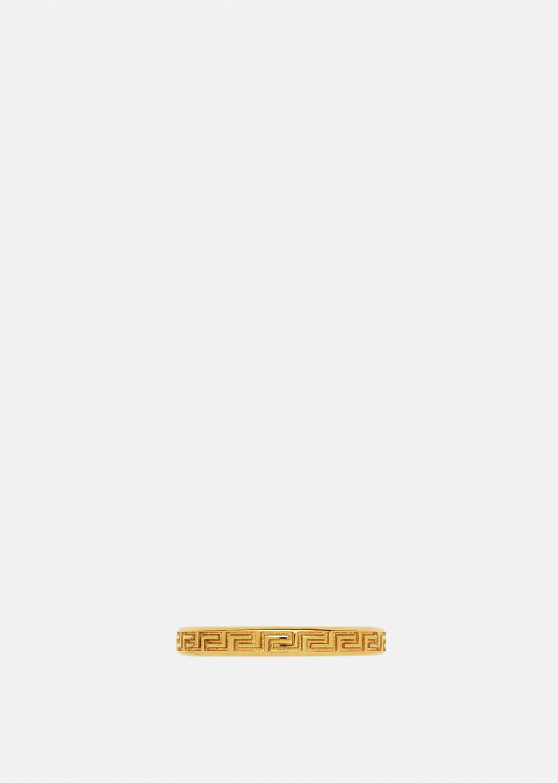 Engraved Greek Key Ring - 1