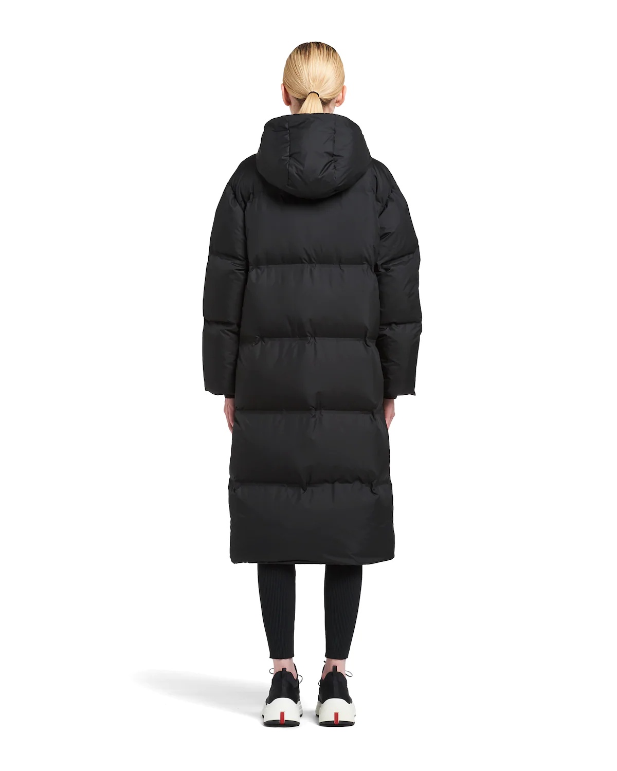 Technical Nylon hooded puffer coat - 4