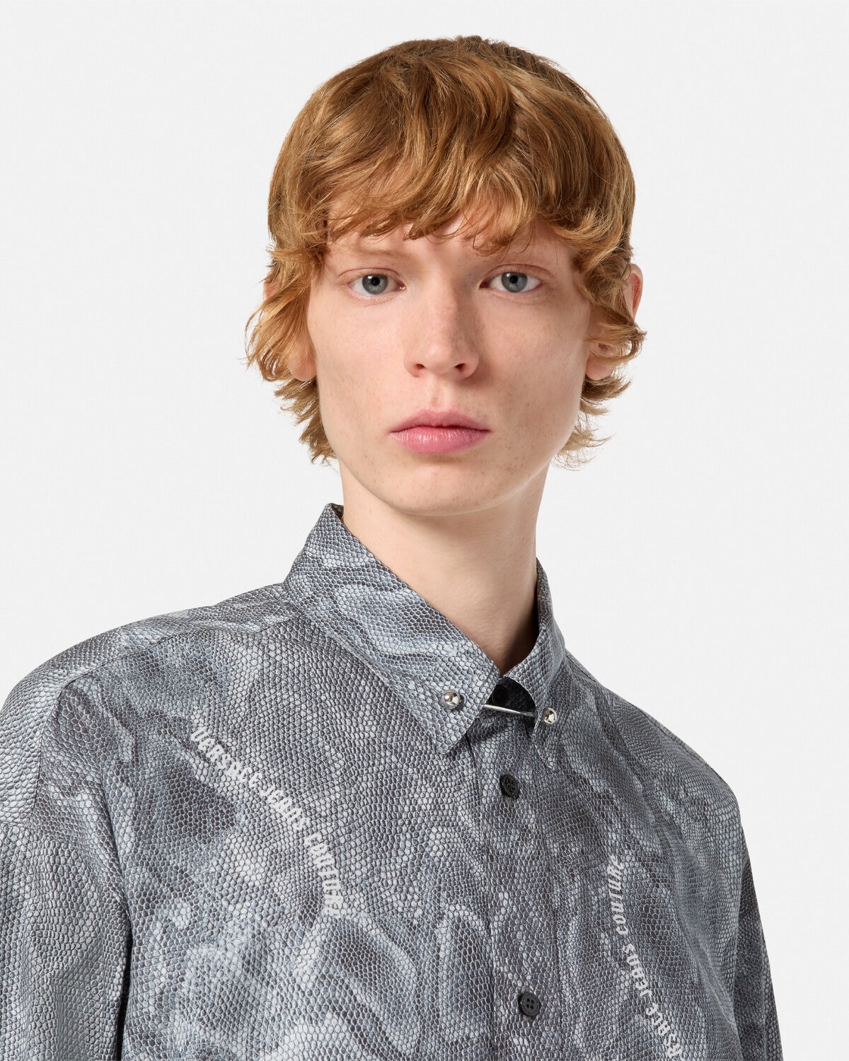 Lizard Piercing Relaxed-Fit Shirt - 3