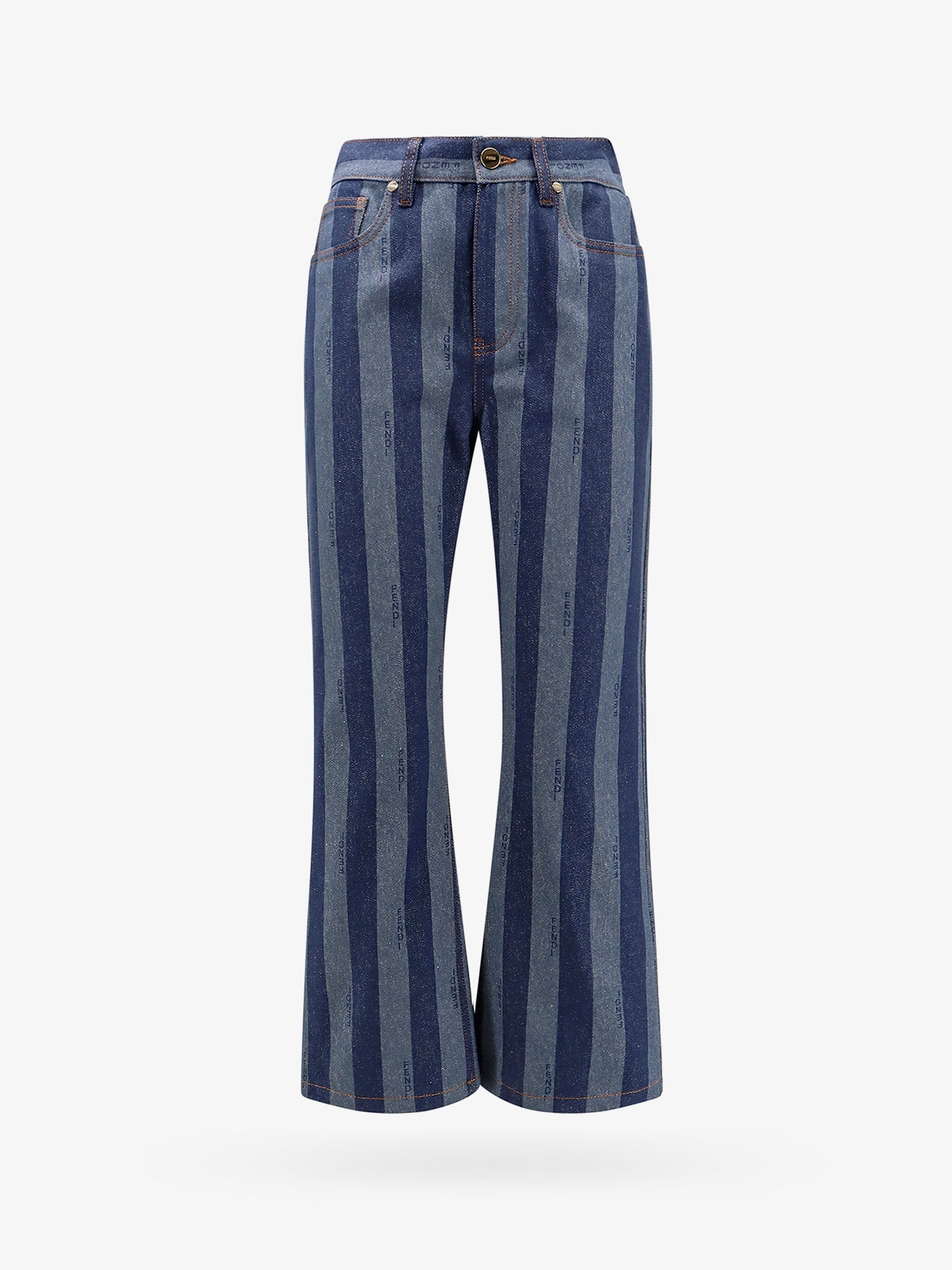 Fendi Woman Jeans Woman Blue Jeans - 1