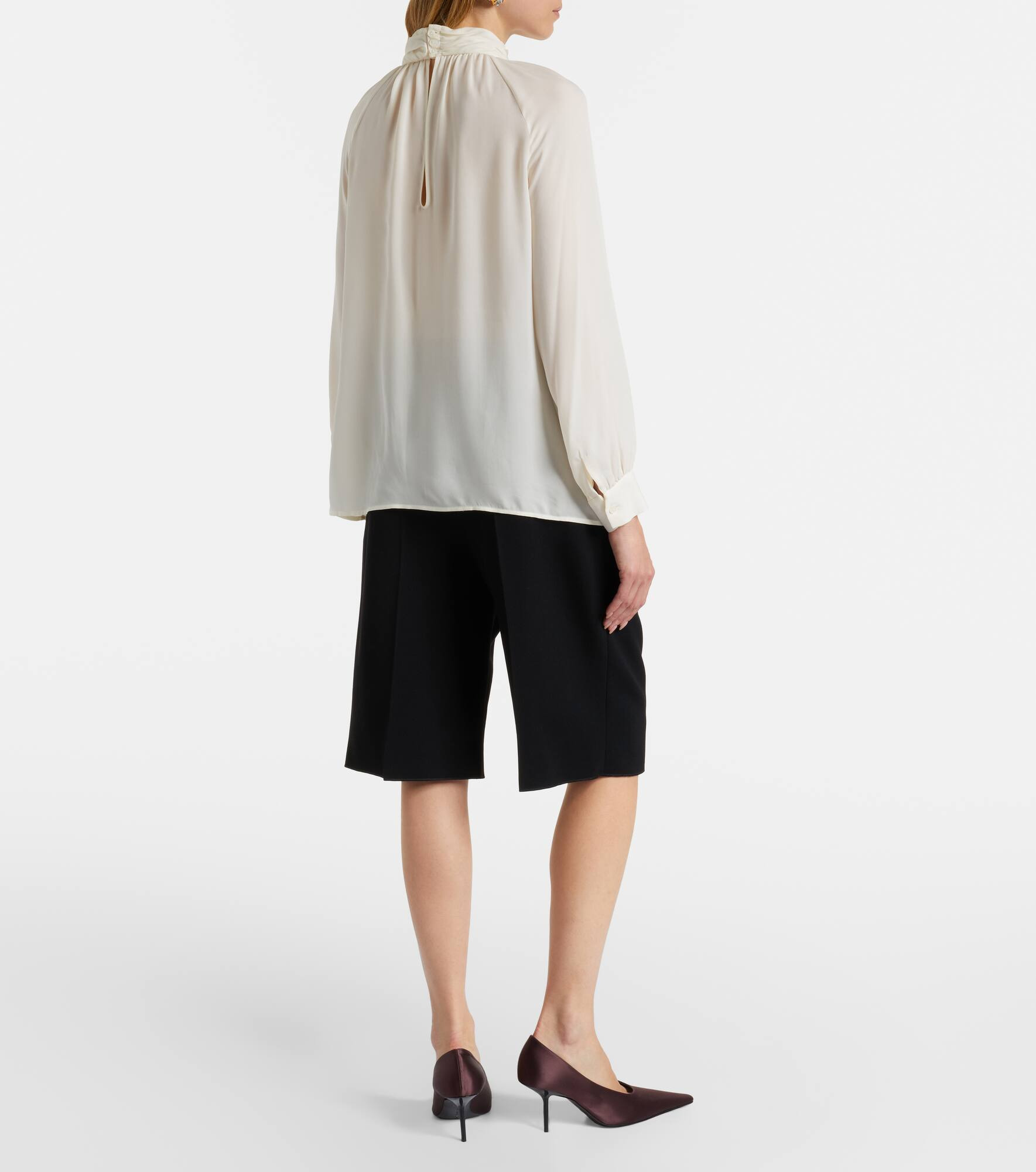 Axelle silk georgette blouse - 3