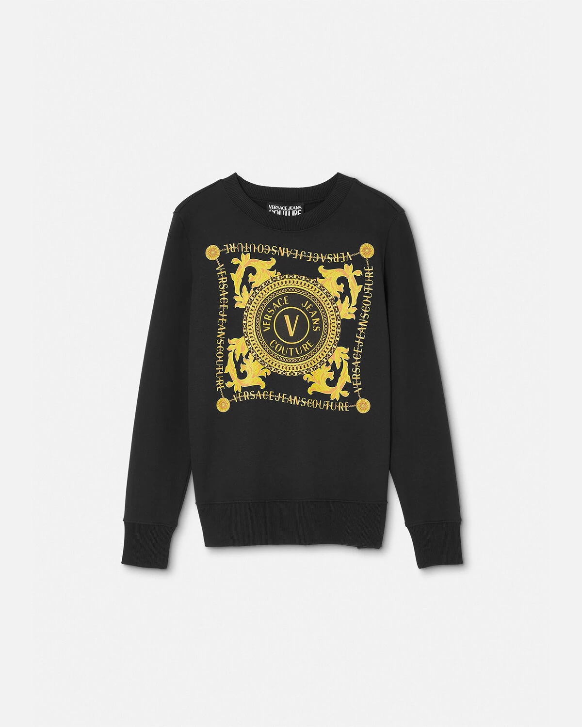 V-Emblem Chain Sweatshirt - 1