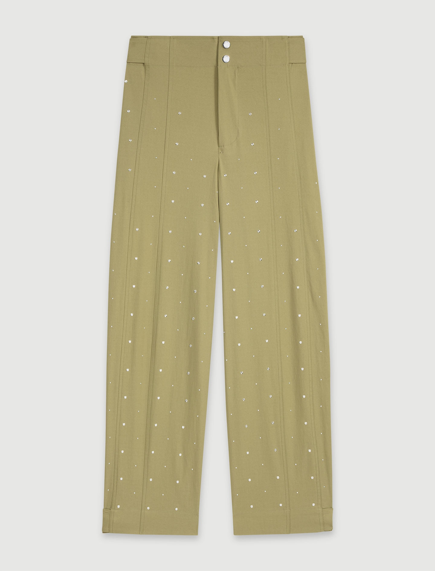 Studded baggy trousers - 1