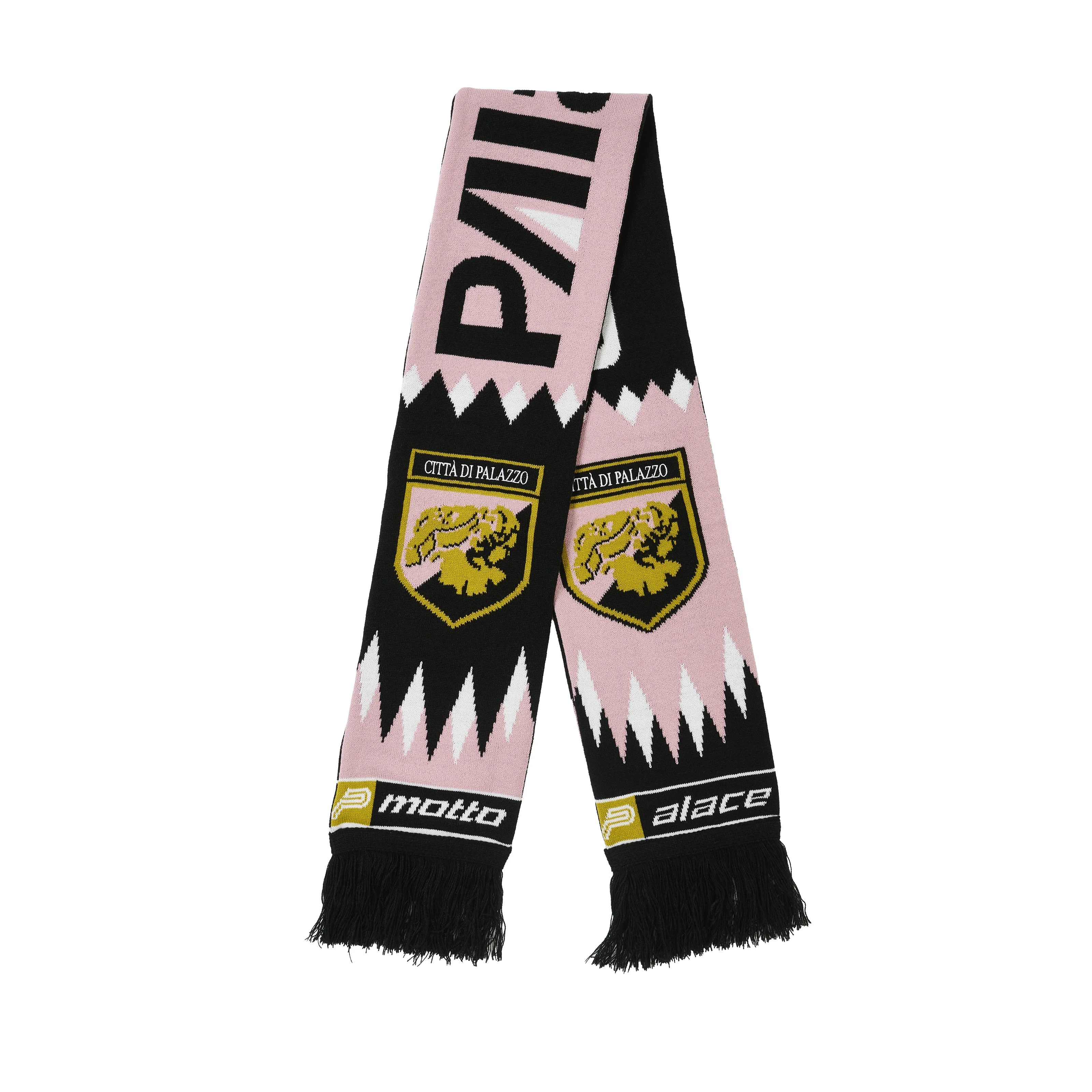 PALAZZO SCARF PINK / BLACK - 1