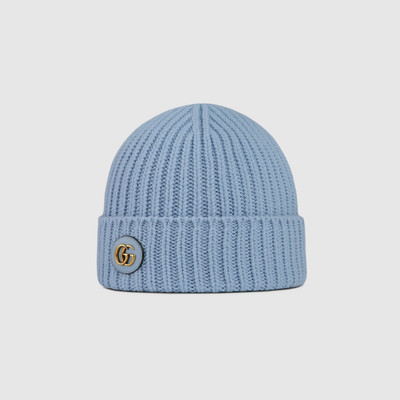 GUCCI Wool cashmere hat with Double G outlook