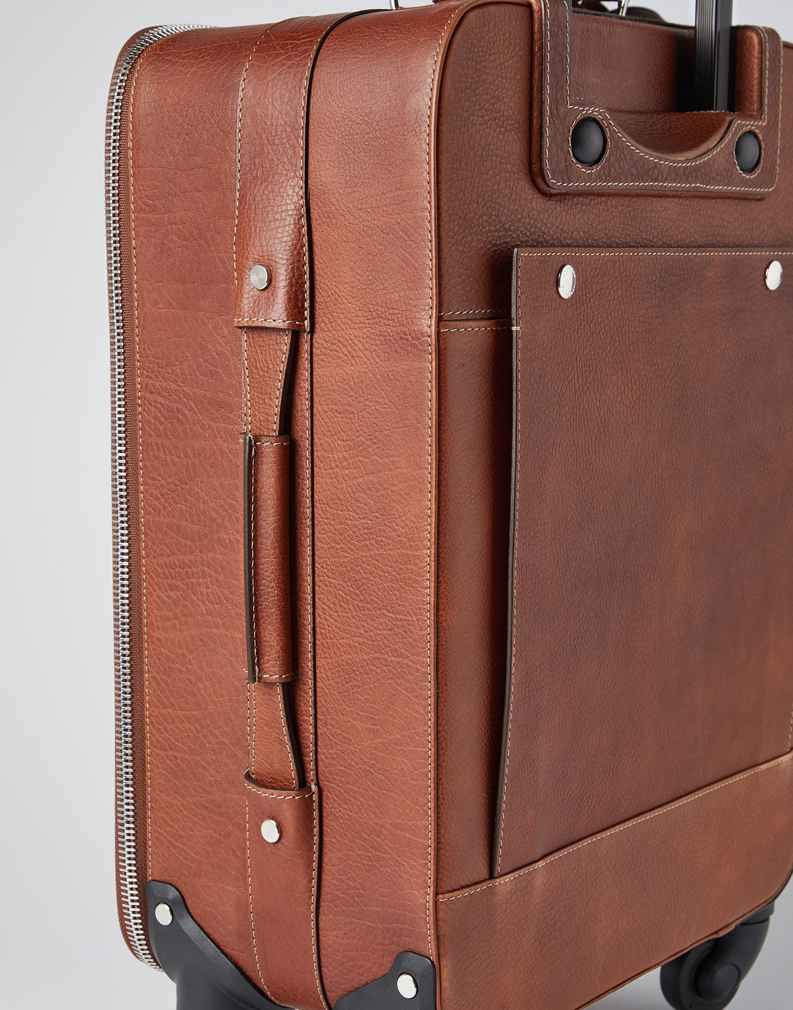 Grained calfskin suitcase - 3