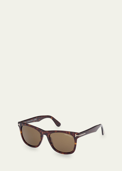 TOM FORD Men's Kevyn Acetate Square Sunglasses outlook