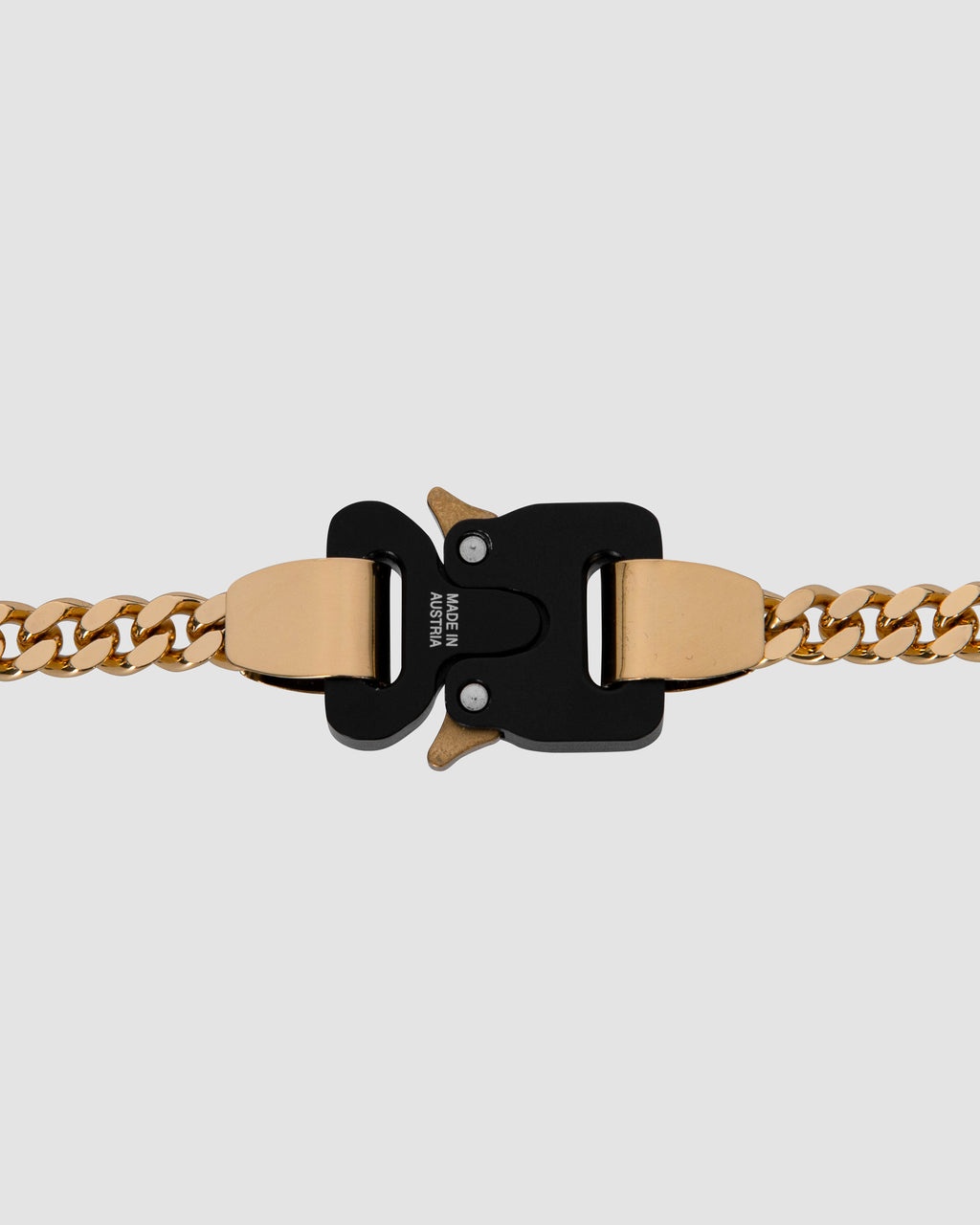 DOUBLE BUCKLE LOGO CHARM NECKLACE - 4