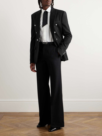 Balmain Double-Breasted Wool and Cashmere-Blend Blazer outlook