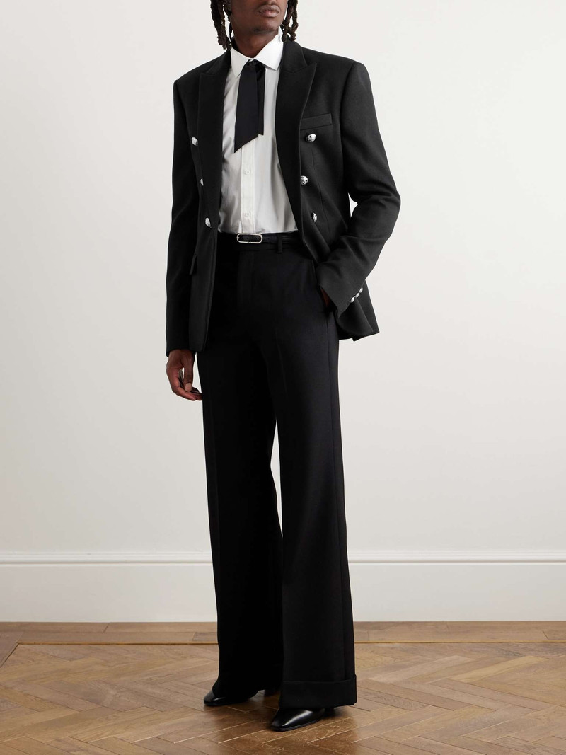 Balmain Double-Breasted Wool and Cashmere-Blend Blazer outlook
