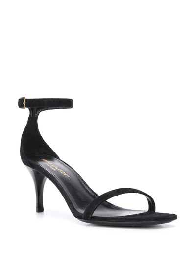 SAINT LAURENT Amber cone-heel sandals outlook